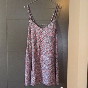 American Eagle floral pattern shirt dress